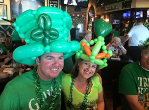 St Paddy's Day hats by Winking Derby at the Lucky Dill Deli